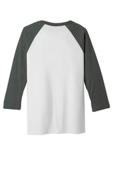 BELLA + CANVAS Three-Quarter Sleeve Baseball Tee
