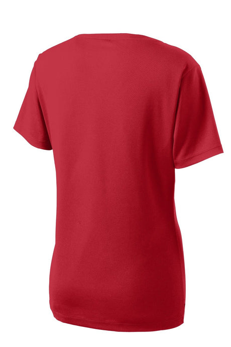 Sport-Tek Women's PosiCharge RacerMesh V-Neck Tee Womens Apparel Shirts & Tops