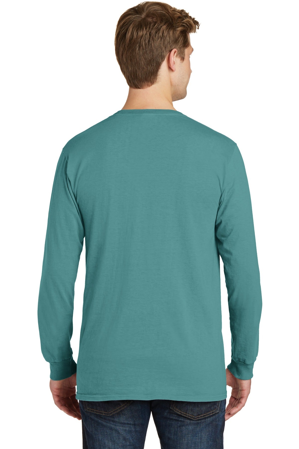 Port & Company - Men's Beach Wash Garment-Dyed Long Sleeve Tee Mens Apparel Shirts & Tops