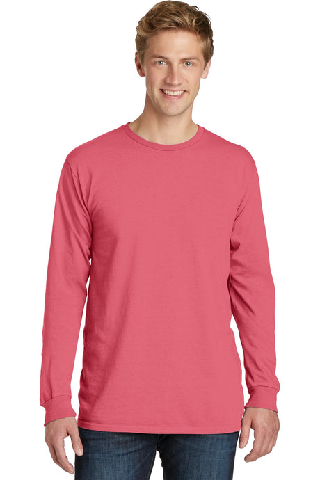 Port & Company - Men's Beach Wash Garment-Dyed Long Sleeve Tee Mens Apparel Shirts & Tops
