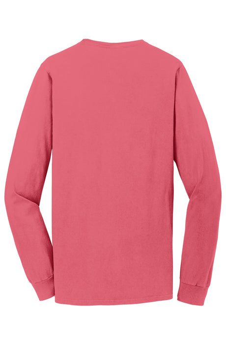 Port & Company - Men's Beach Wash Garment-Dyed Long Sleeve Tee Mens Apparel Shirts & Tops