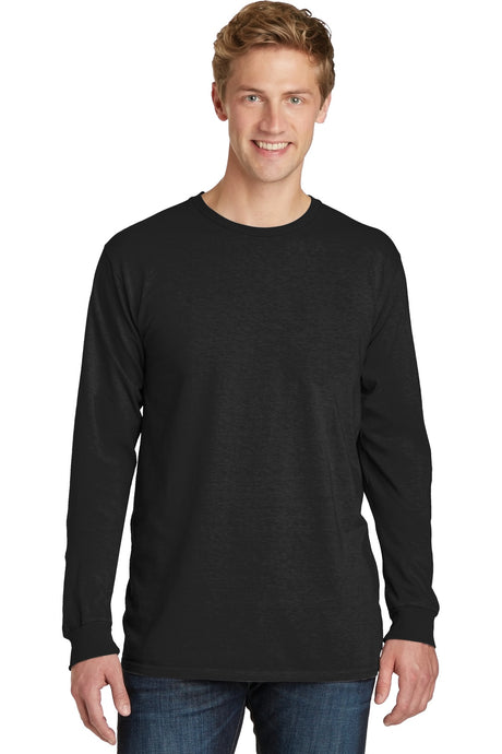 Port & Company - Men's Beach Wash Garment-Dyed Long Sleeve Tee Mens Apparel Shirts & Tops