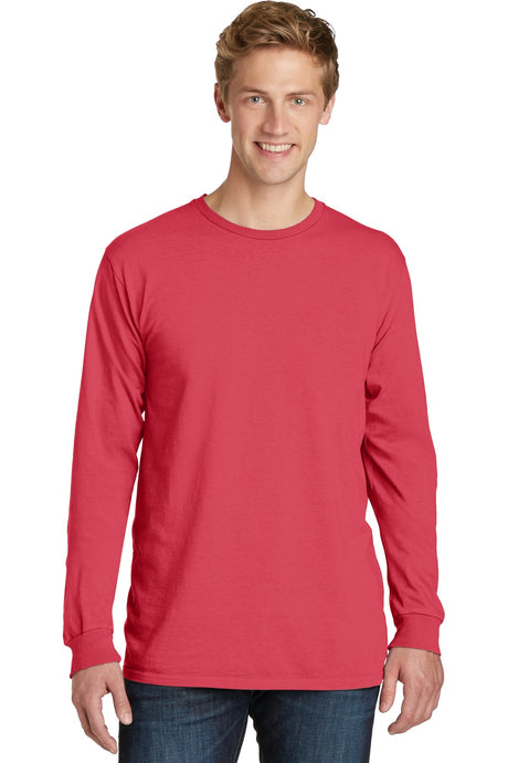 Port & Company - Men's Beach Wash Garment-Dyed Long Sleeve Tee Mens Apparel Shirts & Tops