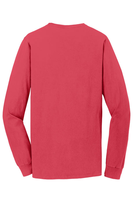 Port & Company - Men's Beach Wash Garment-Dyed Long Sleeve Tee Mens Apparel Shirts & Tops