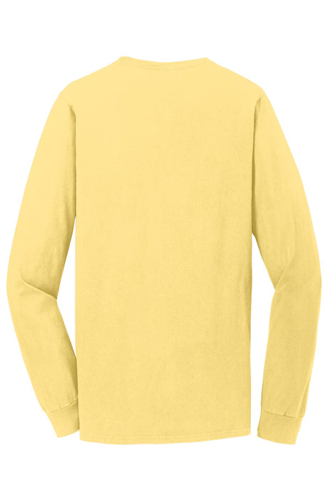 Port & Company - Men's Beach Wash Garment-Dyed Long Sleeve Tee Mens Apparel Shirts & Tops