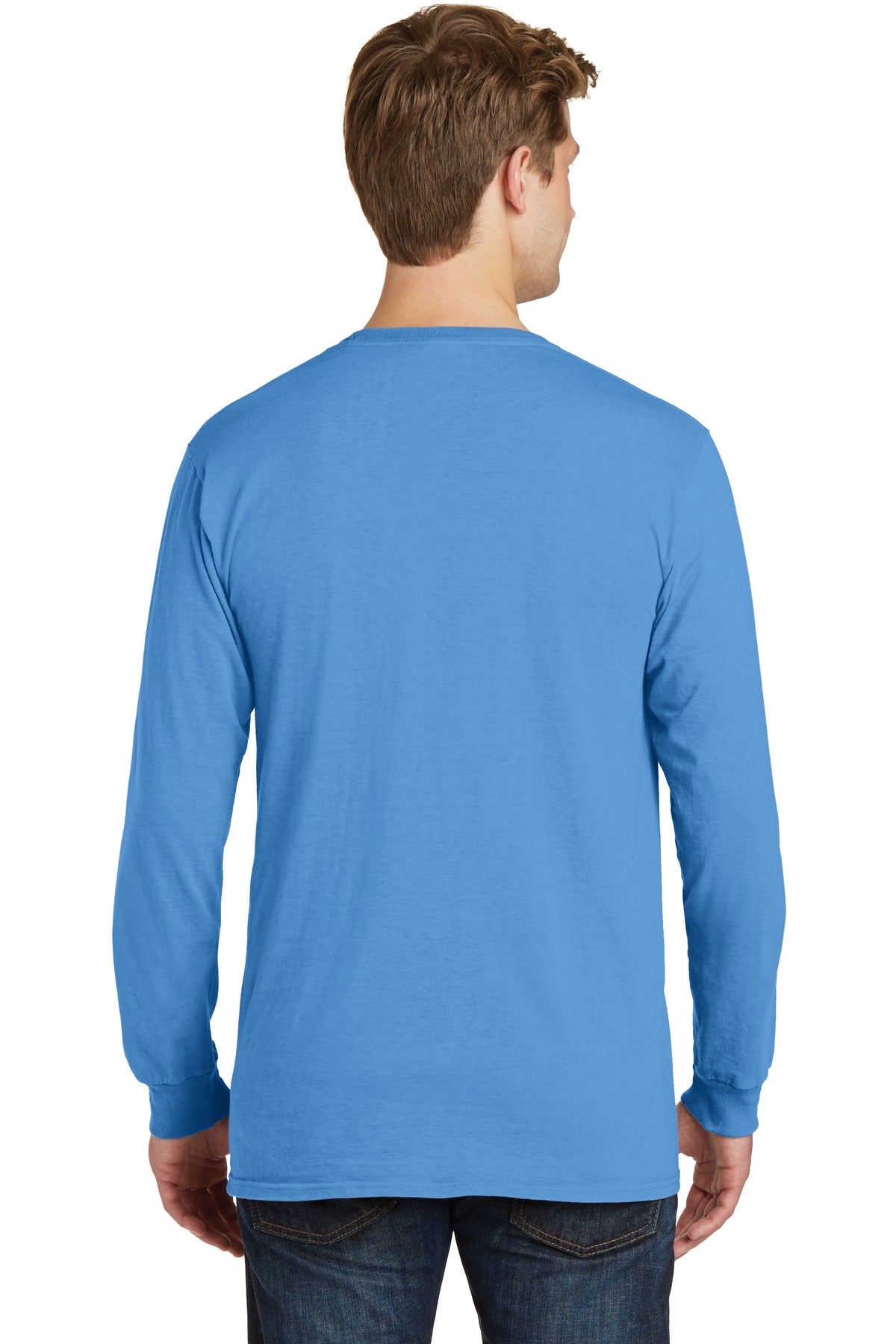 Port & Company - Men's Beach Wash Garment-Dyed Long Sleeve Tee Mens Apparel Shirts & Tops