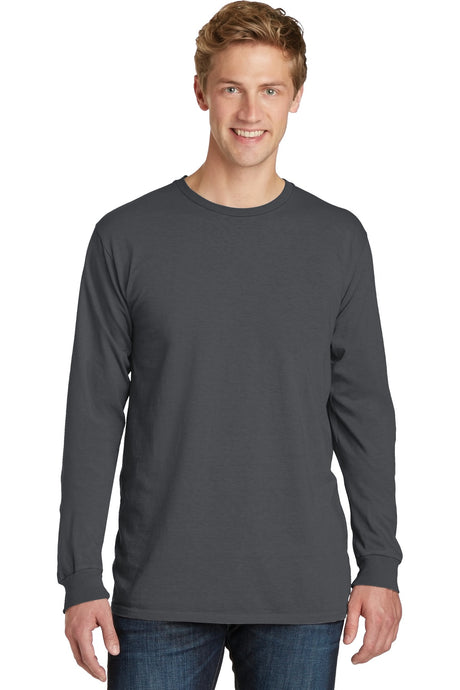 Port & Company - Men's Beach Wash Garment-Dyed Long Sleeve Tee Mens Apparel Shirts & Tops