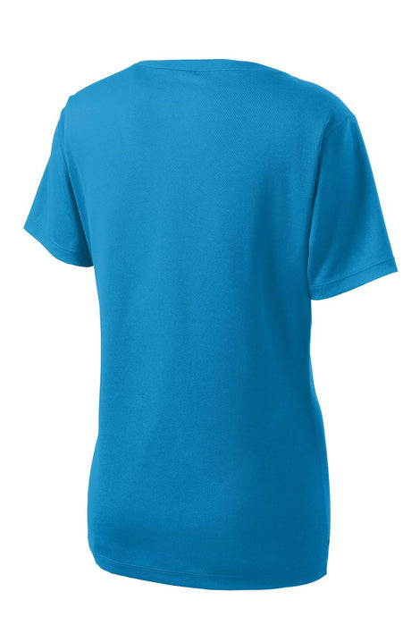 Sport-Tek Women's PosiCharge RacerMesh V-Neck Tee Womens Apparel Shirts & Tops