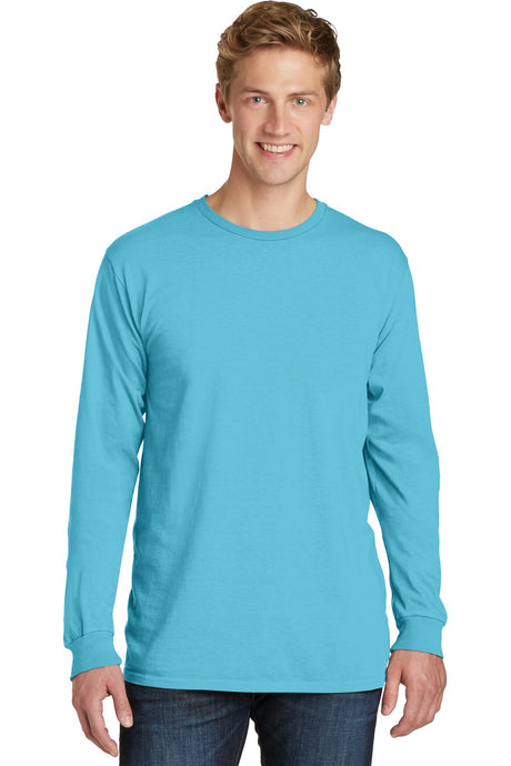 Port & Company - Men's Beach Wash Garment-Dyed Long Sleeve Tee Mens Apparel Shirts & Tops