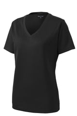 Sport-Tek Women's PosiCharge RacerMesh V-Neck Tee Womens Apparel Shirts & Tops