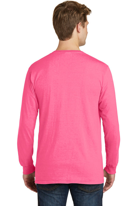 Port & Company - Men's Beach Wash Garment-Dyed Long Sleeve Tee Mens Apparel Shirts & Tops