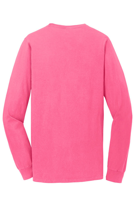 Port & Company - Men's Beach Wash Garment-Dyed Long Sleeve Tee Mens Apparel Shirts & Tops