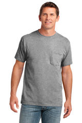 Port & Company - Men's Core Cotton Pocket Tee Mens Apparel Shirts & Tops