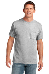 Port & Company - Men's Core Cotton Pocket Tee Mens Apparel Shirts & Tops