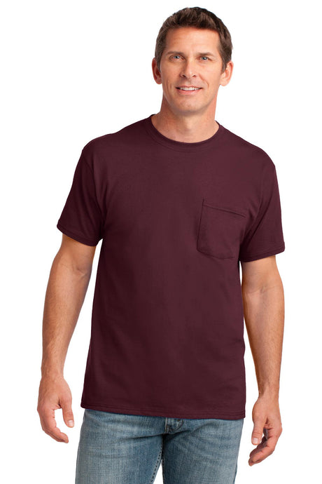Port & Company - Men's Core Cotton Pocket Tee Mens Apparel Shirts & Tops