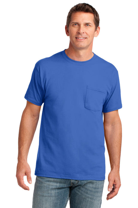Port & Company - Men's Core Cotton Pocket Tee Mens Apparel Shirts & Tops