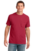 Port & Company - Men's Core Cotton Pocket Tee Mens Apparel Shirts & Tops