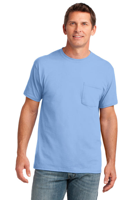 Port & Company - Men's Core Cotton Pocket Tee Mens Apparel Shirts & Tops