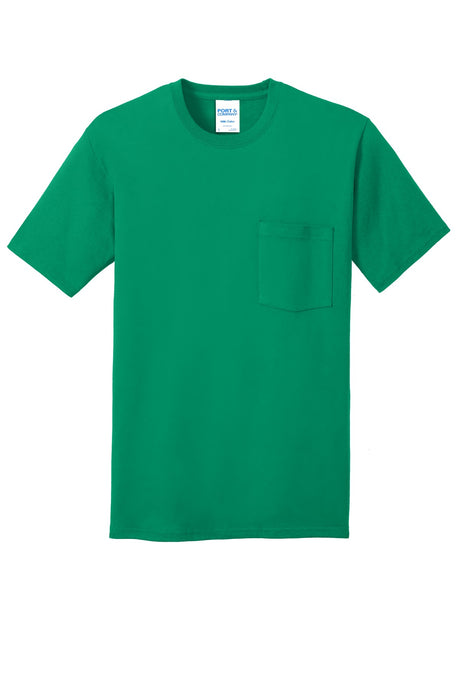 Port & Company - Men's Core Cotton Pocket Tee Mens Apparel Shirts & Tops
