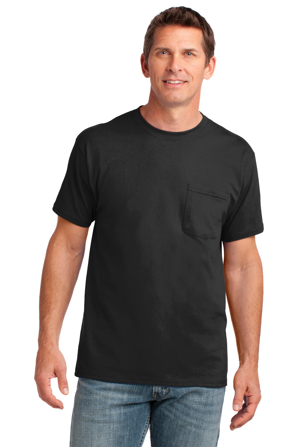 Port & Company - Men's Core Cotton Pocket Tee Mens Apparel Shirts & Tops