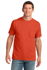 Port & Company - Men's Core Cotton Pocket Tee Mens Apparel Shirts & Tops