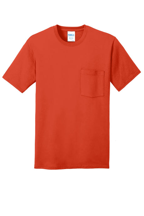 Port & Company - Men's Core Cotton Pocket Tee Mens Apparel Shirts & Tops