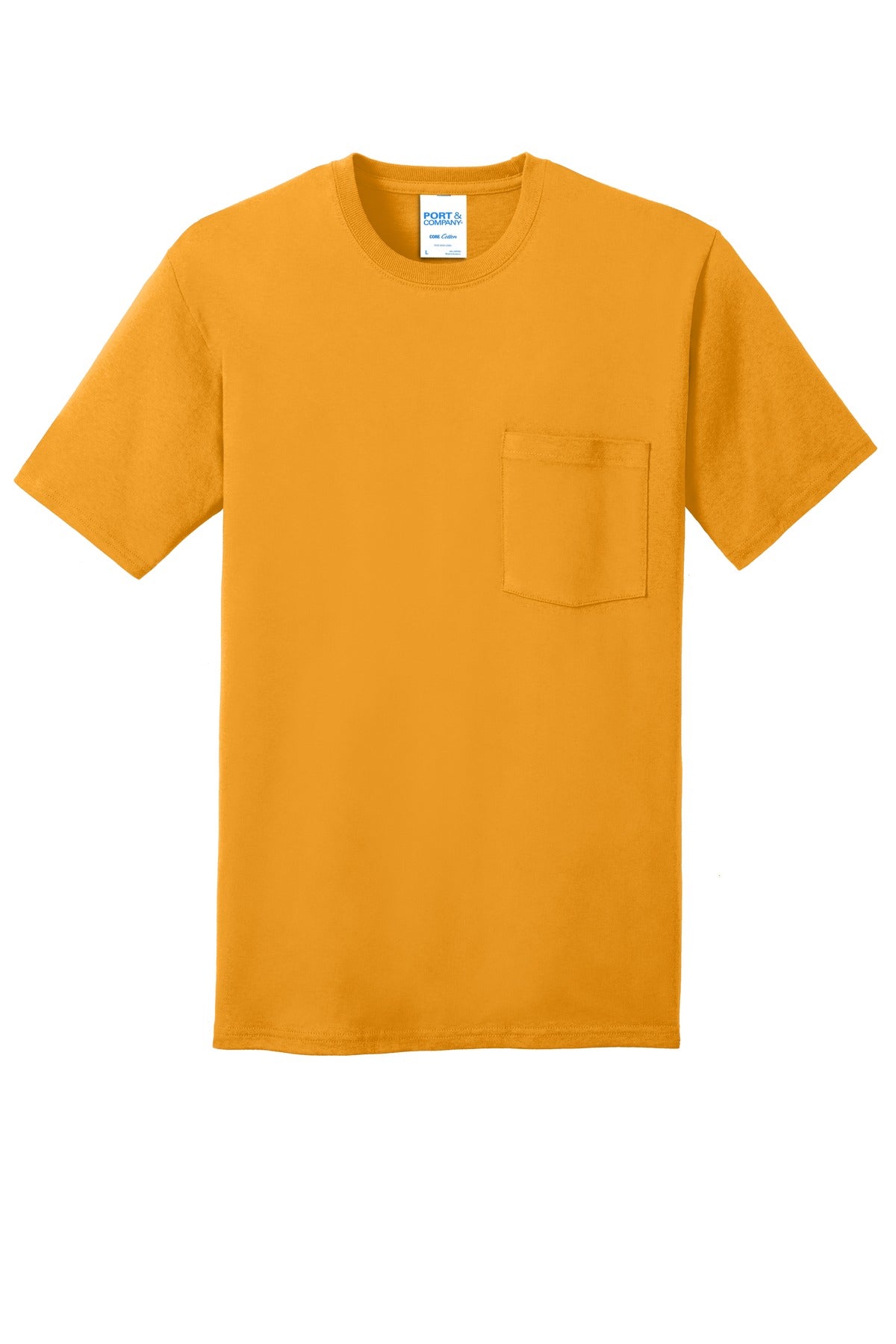 Port & Company - Men's Core Cotton Pocket Tee Mens Apparel Shirts & Tops