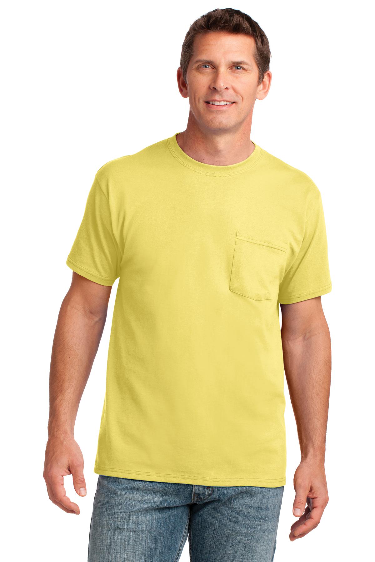 Port & Company - Men's Core Cotton Pocket Tee Mens Apparel Shirts & Tops