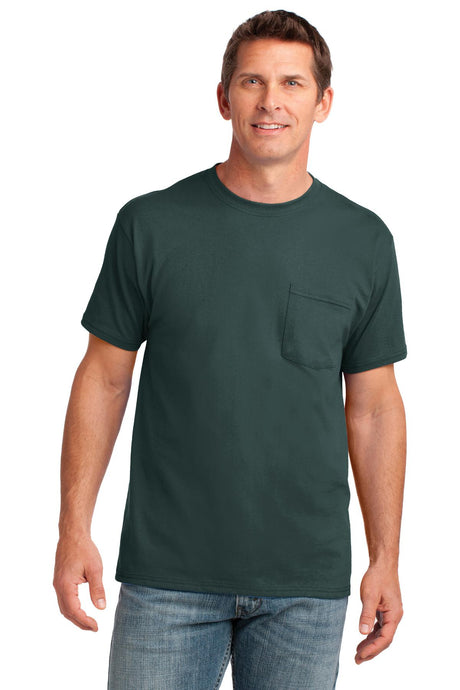 Port & Company - Men's Core Cotton Pocket Tee Mens Apparel Shirts & Tops