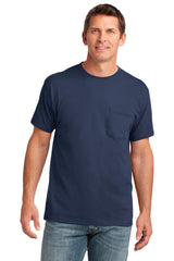 Port & Company - Men's Core Cotton Pocket Tee Mens Apparel Shirts & Tops