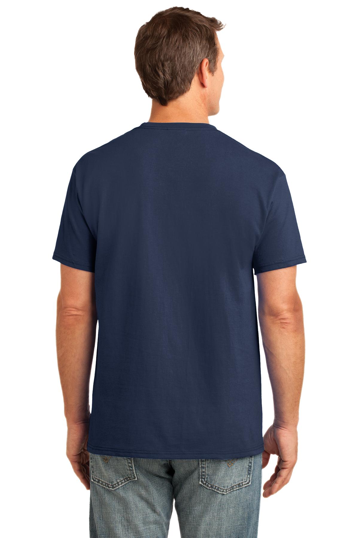 Port & Company - Men's Core Cotton Pocket Tee Mens Apparel Shirts & Tops