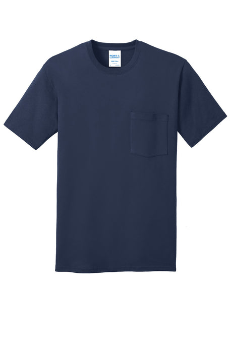 Port & Company - Men's Core Cotton Pocket Tee Mens Apparel Shirts & Tops
