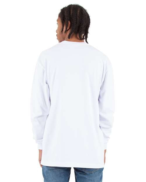 Shaka Wear Men's Max Heavyweight Long Sleeve T-Shirt-3