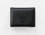 Rico Industries NBA  Chicago Bulls  Laser Engraved Faux Leather Trifold Wallet-1