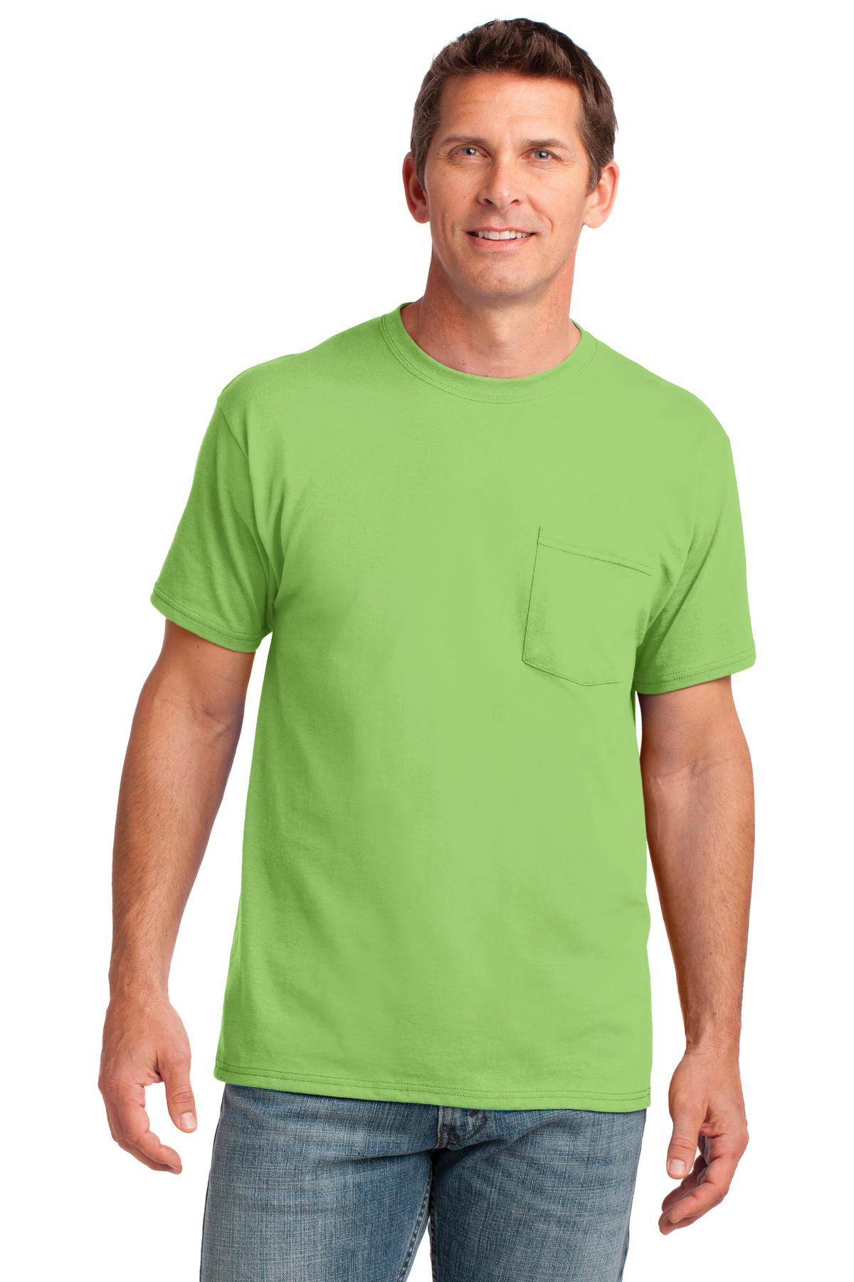 Port & Company - Men's Core Cotton Pocket Tee Mens Apparel Shirts & Tops