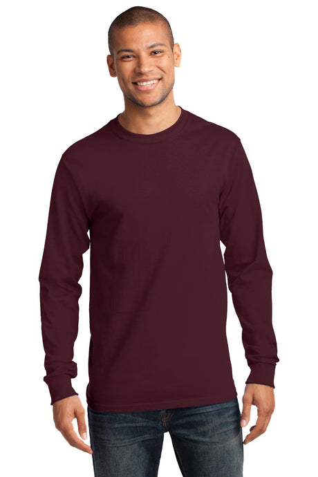 Port & Company - Men's Tall Long Sleeve Essential Tee Mens Apparel Shirts & Tops