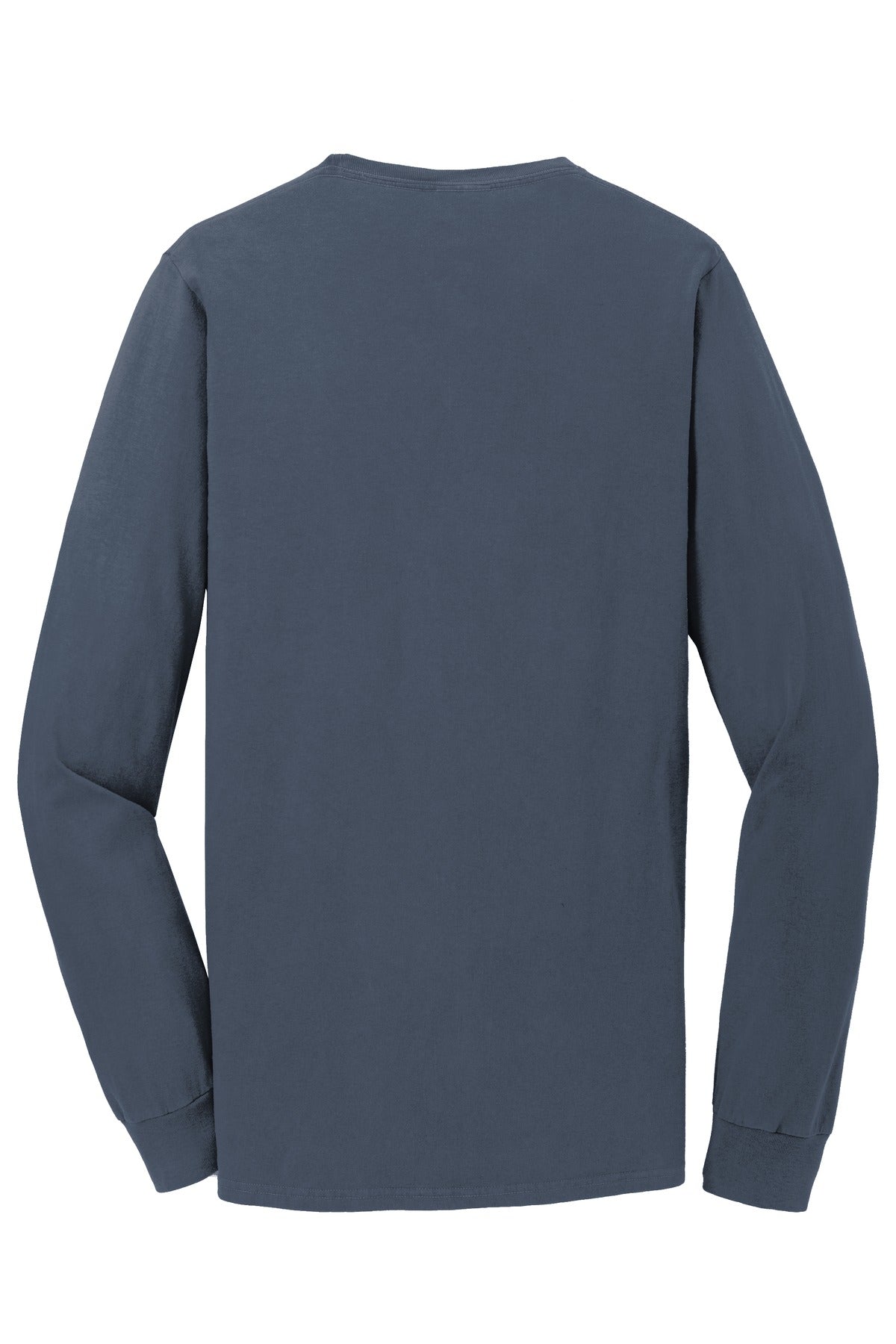 Port & Company Men's Beach Wash Garment-Dyed Long Sleeve Pocket Tee Mens Apparel Shirts & Tops