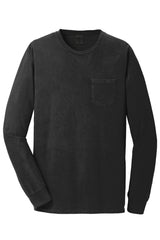 Port & Company Men's Beach Wash Garment-Dyed Long Sleeve Pocket Tee Mens Apparel Shirts & Tops