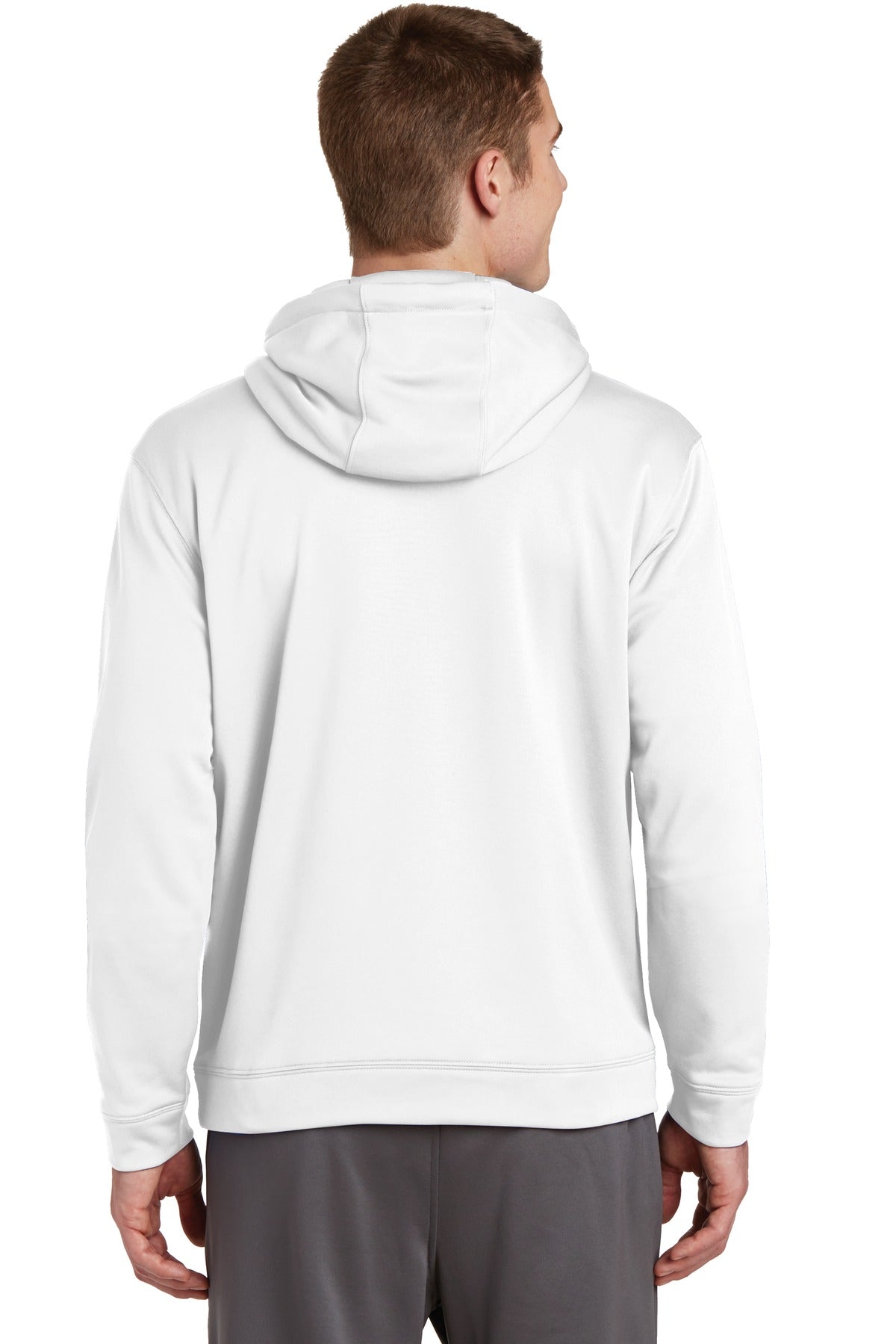 Sport-Tek Men's Sport-Wick Fleece Hooded Pullover