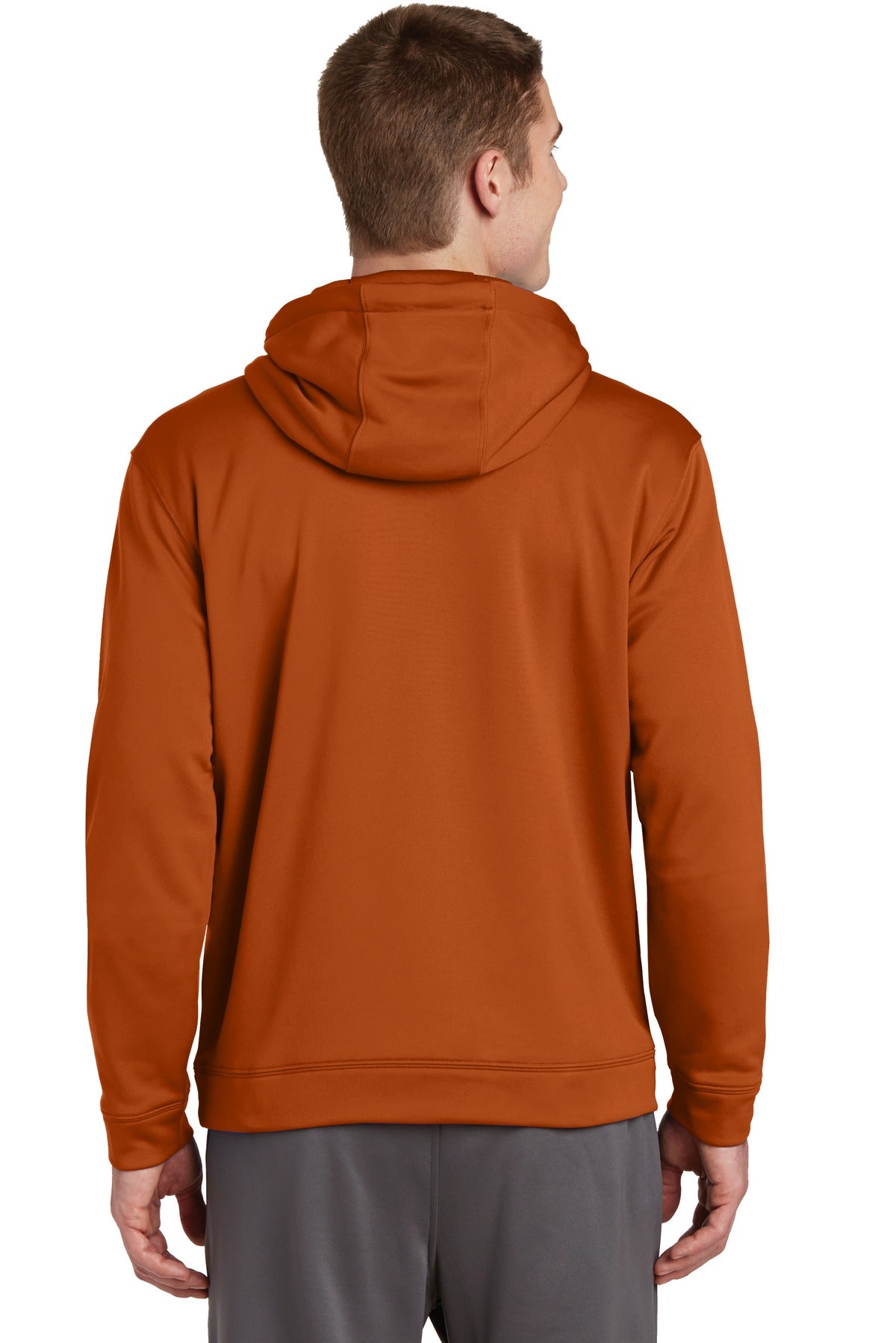 Sport-Tek Men's Sport-Wick Fleece Hooded Pullover
