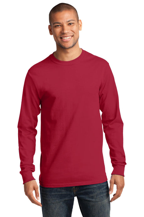 Port & Company - Men's Tall Long Sleeve Essential Tee Mens Apparel Shirts & Tops