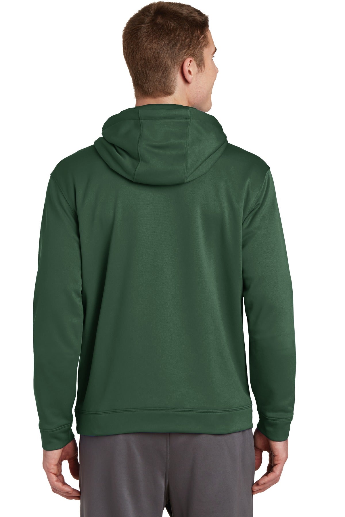 Sport-Tek Men's Sport-Wick Fleece Hooded Pullover
