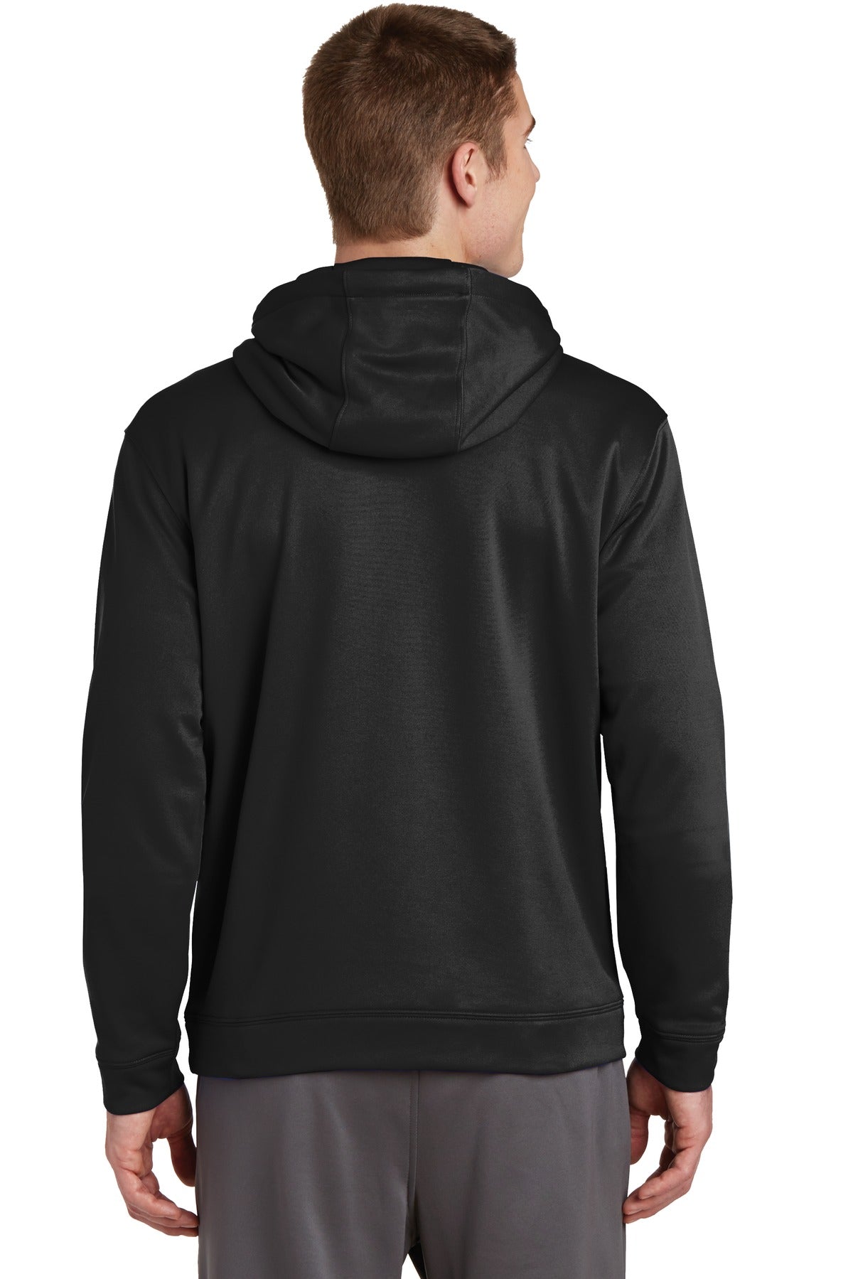 Sport-Tek Men's Sport-Wick Fleece Hooded Pullover