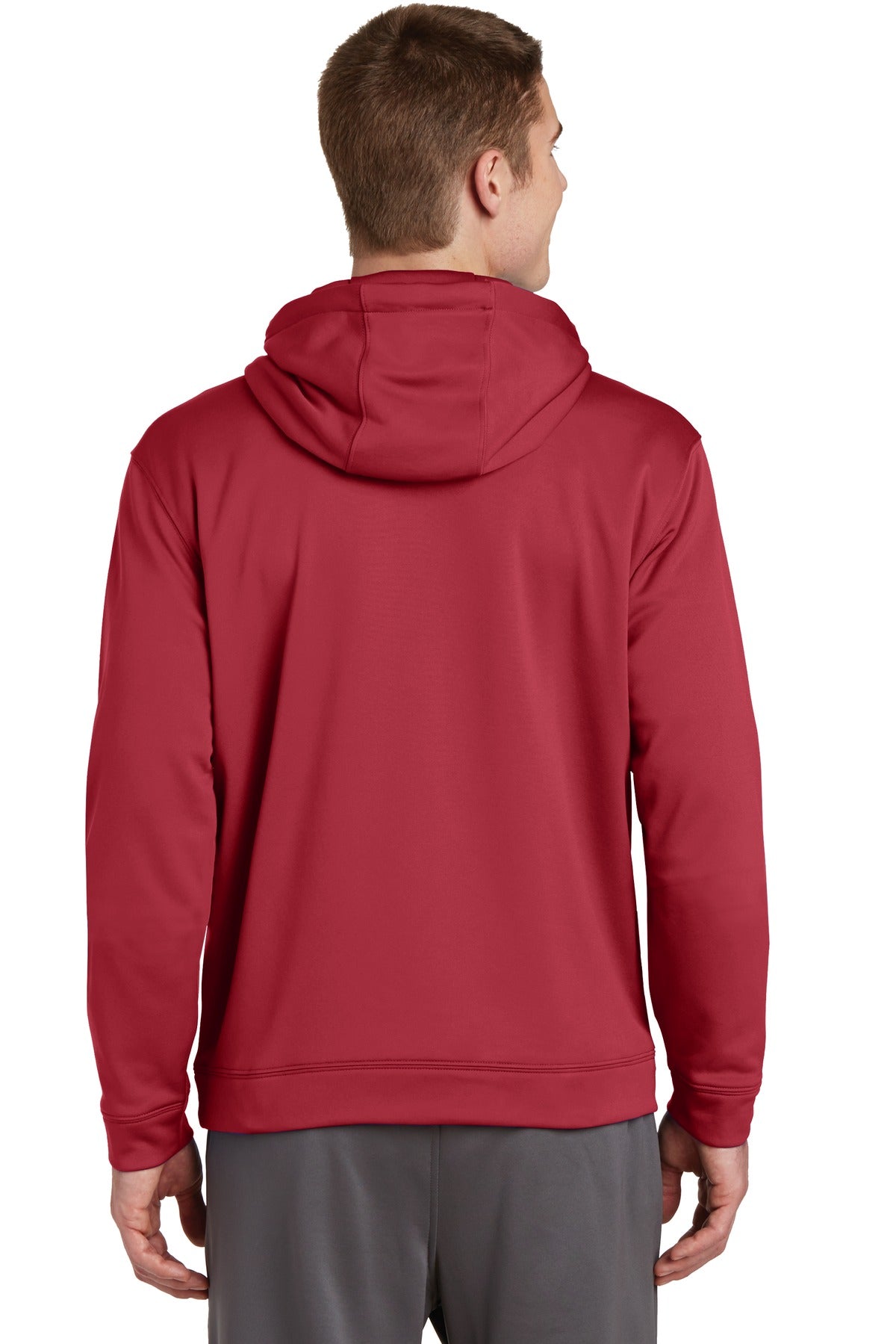 Sport-Tek Men's Sport-Wick Fleece Hooded Pullover