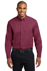Port Authority Men's Tall Long Sleeve Easy Care Shirt Port Authority