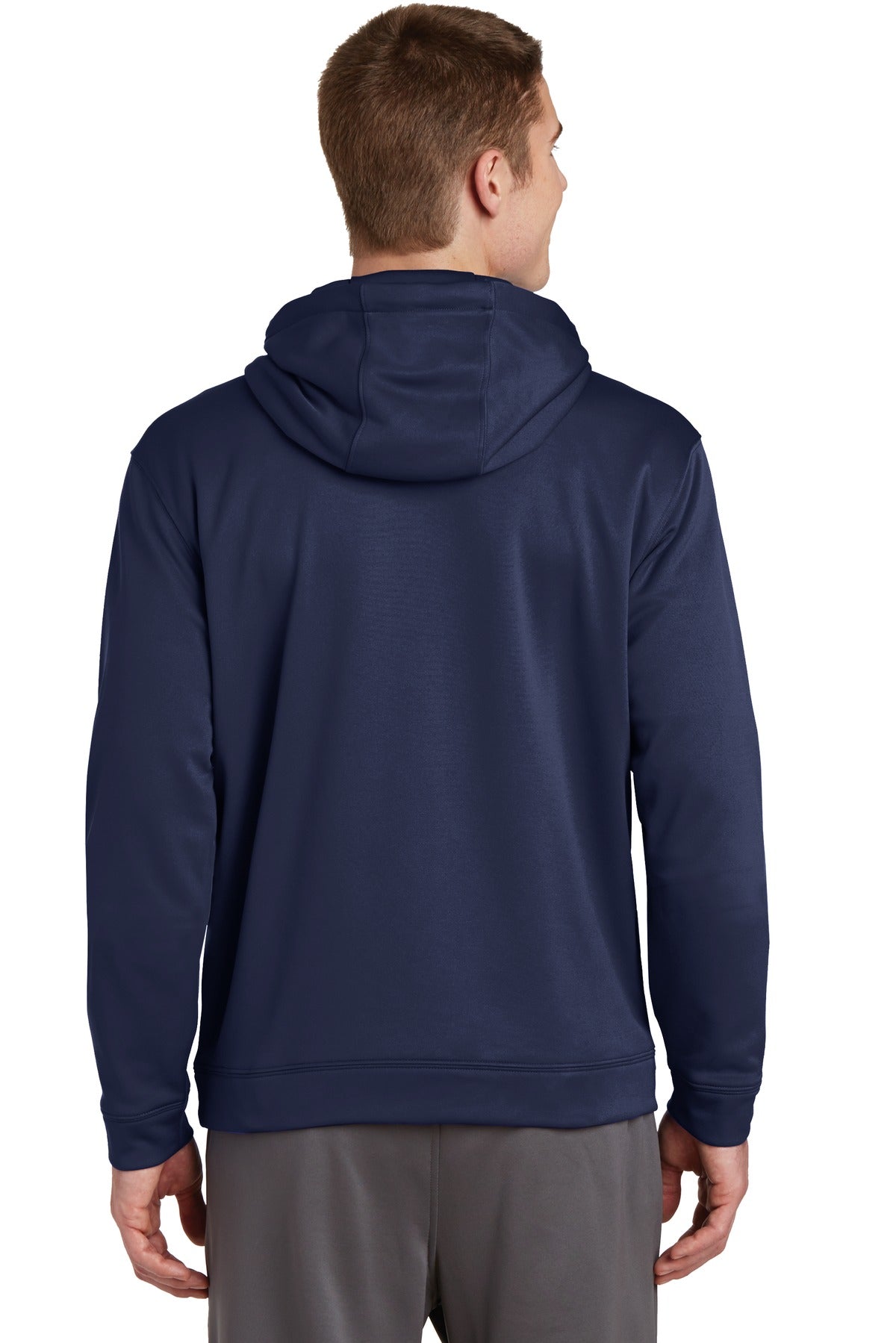 Sport-Tek Men's Sport-Wick Fleece Hooded Pullover