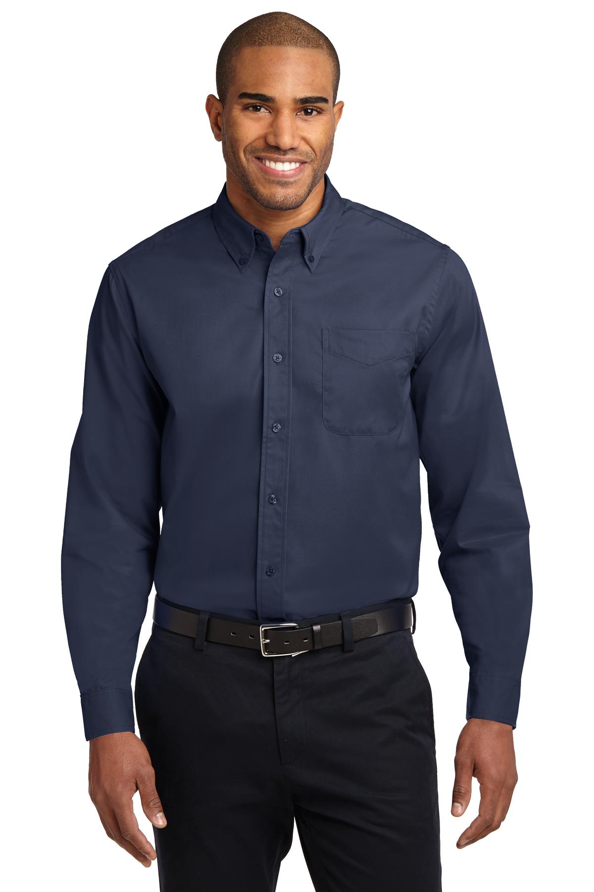 Port Authority Men's Tall Long Sleeve Easy Care Shirt Port Authority