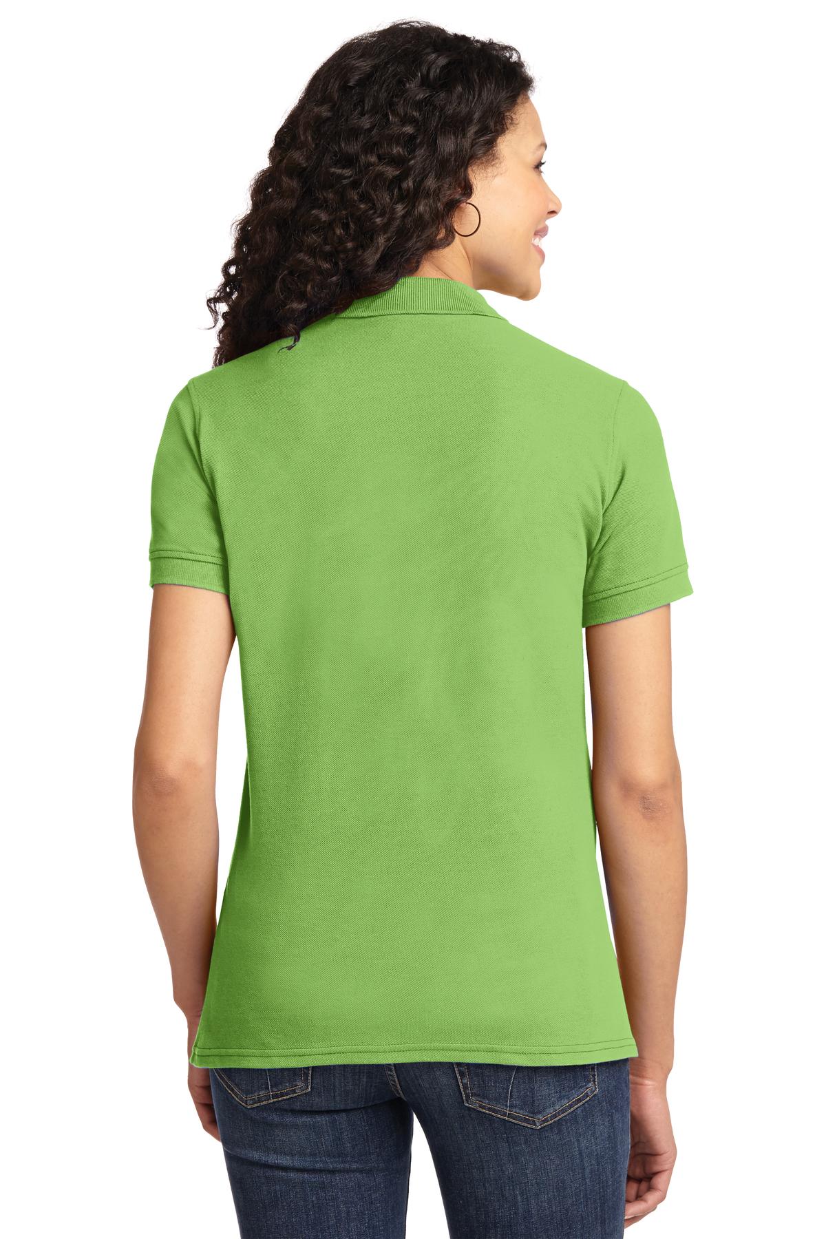 Port & Company Women's Core Blend Pique Polo. LKP155 Womens Apparel Shirts & Tops