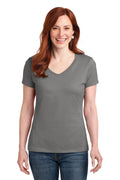 Hanes Women's Perfect-T Cotton V-Neck T-Shirt