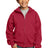 Port & Company - Youth Core Fleece Full-Zip Hooded Sweatshirt Youth Apparel Hoodies & Sweatshirts